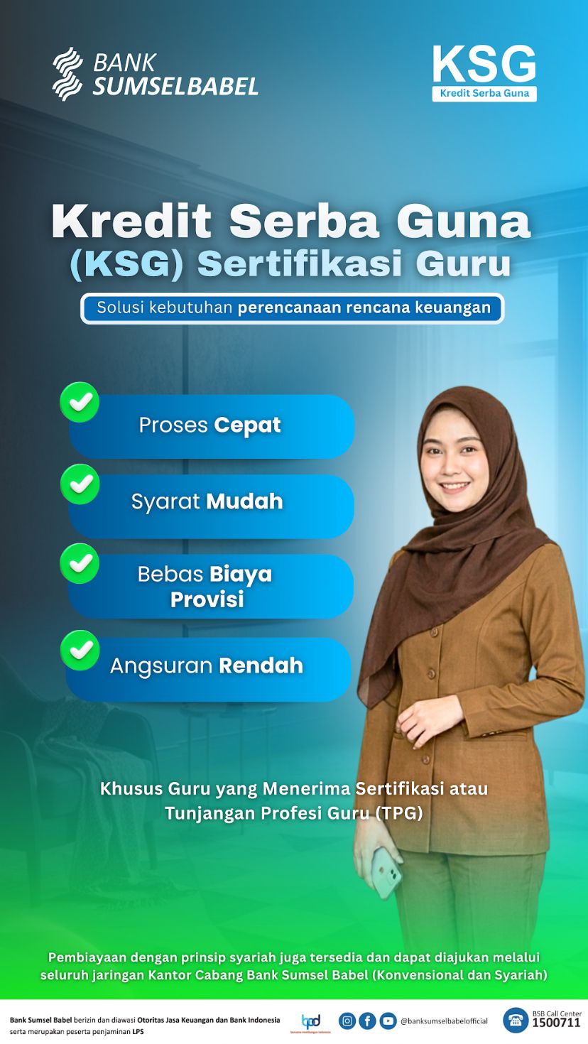 Kredit Serba Guna Sertifikasi Guru Tunjangan Profesi Guru TPG