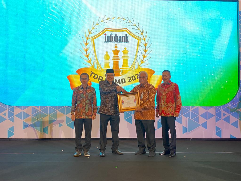 Brilliant Performance, Bank Sumsel Babel Carves Out Achievements in Top BUMD Infobank 2023