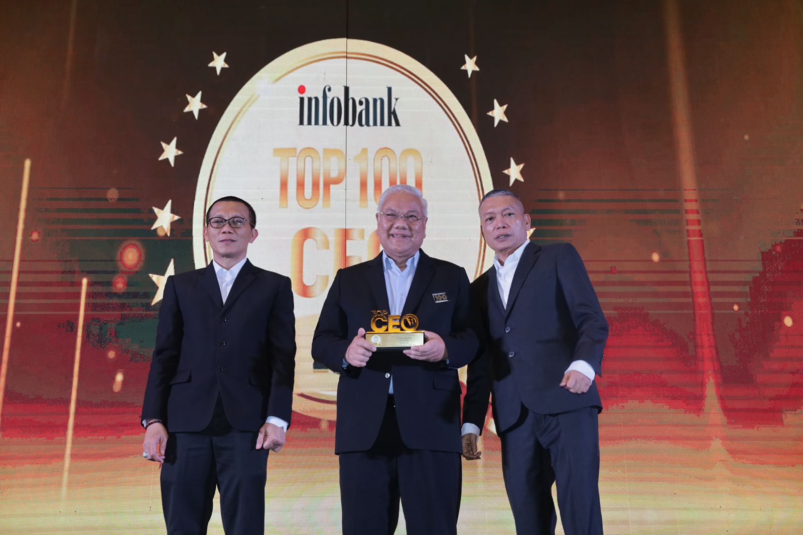 CEO of Bank Sumsel Babel Awarded TOP 100 CEO OF THE YEAR 2024