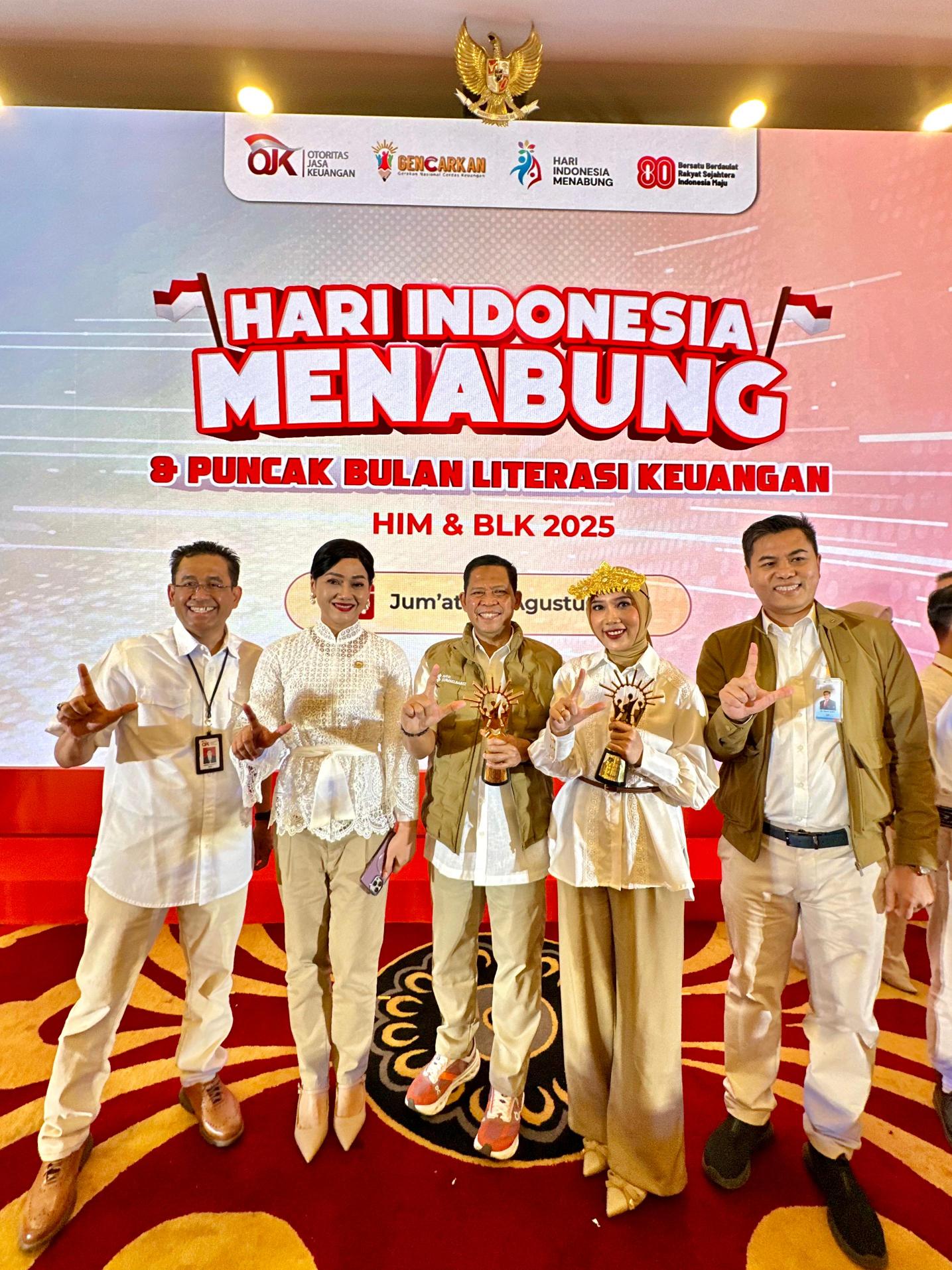 Bank Sumsel Babel Wins Two Prestigious Awards from the Financial Services Authority (OJK)