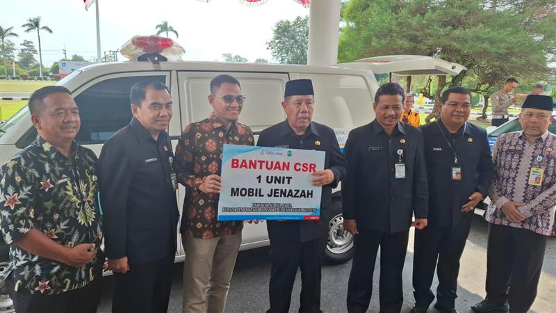 Wujud Peduli, Bank Sumsel Babel Serahkan Mobil Jenazah untuk Layani Masyarakat Bangka Belitung