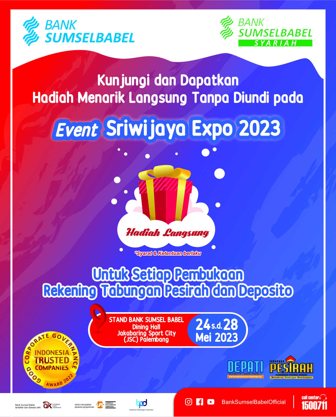 Promo Tabungan Pesirah dan Deposito