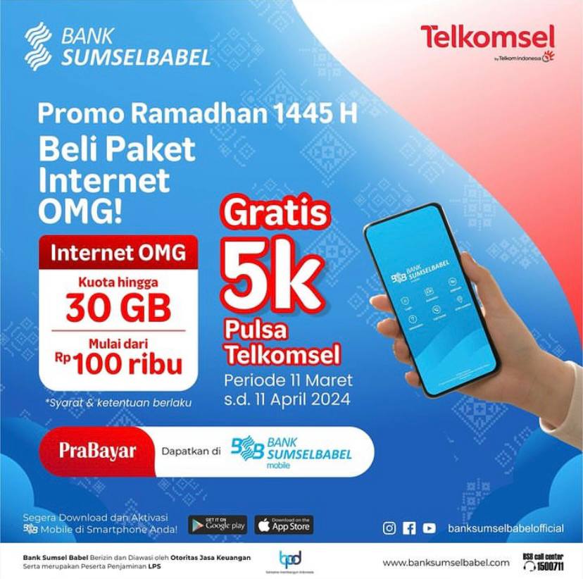 Internet Package Purchase Promo From Bank Sumsel Babel