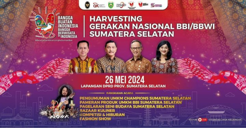 Harvesting Gerakan Nasional BBI/BBWI Sumatera Selatan