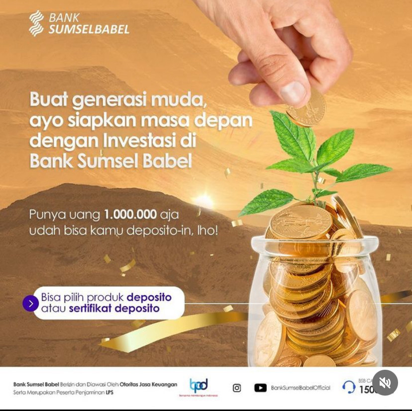 Investment in Bank Sumsel Babel