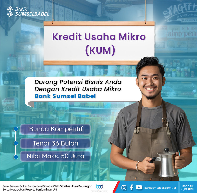 Bangun Bisnis Impian Anda Dengan Kredit Usaha Mikro dari Bank Sumsel Babel