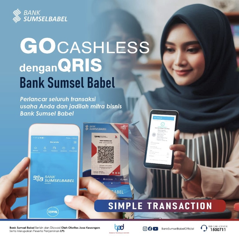 Go Cashless With Bank Sumsel Babel QRIS