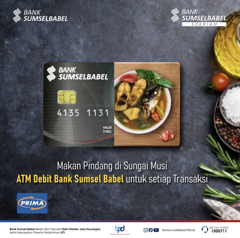 Bank Sumsel Babel Debit ATM for Every Transaction