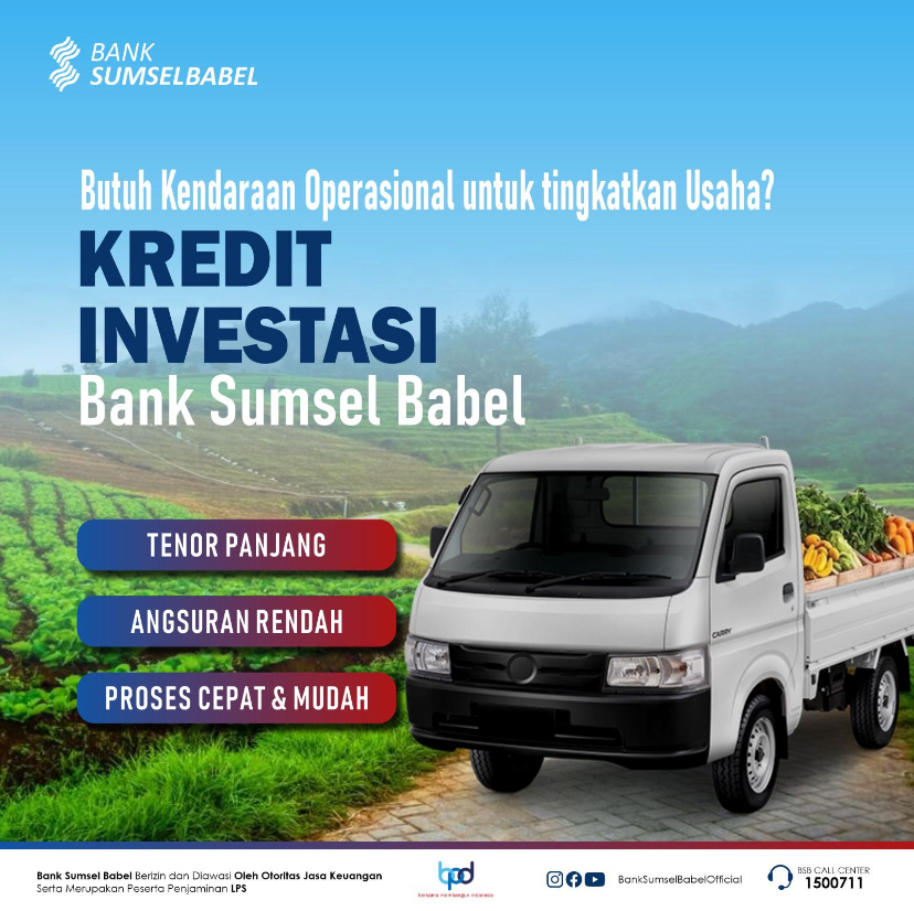 Build your dream business with investment loans from Bank Sumsel Babel