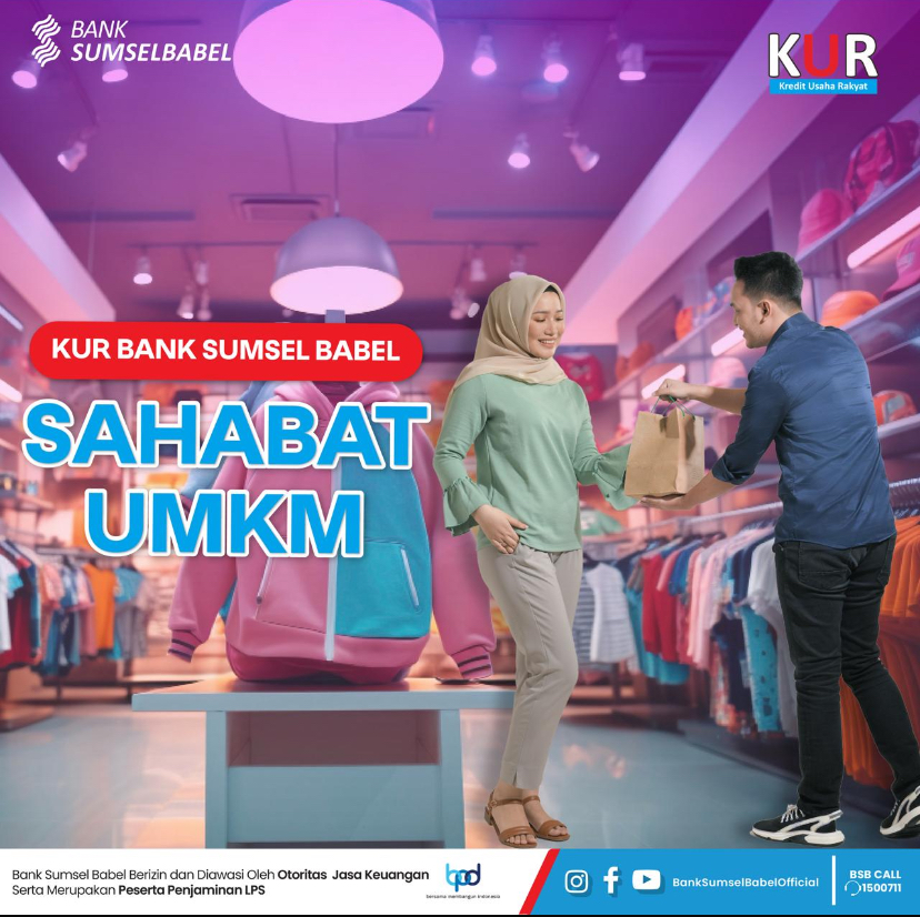 UMKM Friend is KUR Bank Sumsel Babel