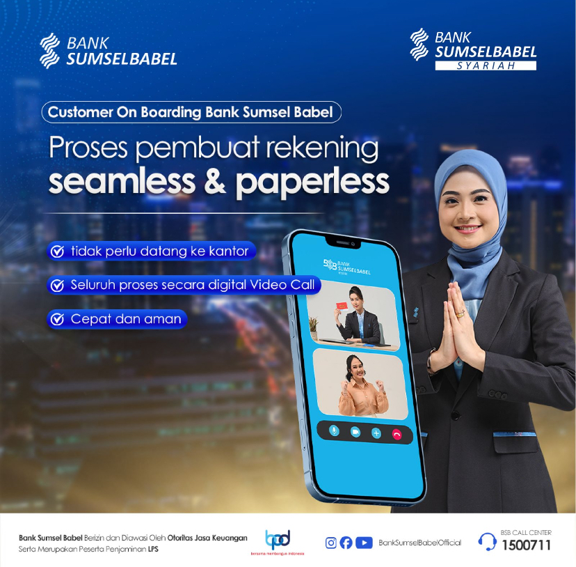 Ayo Buka Rekening Tabungan di Bank Sumsel Babel.