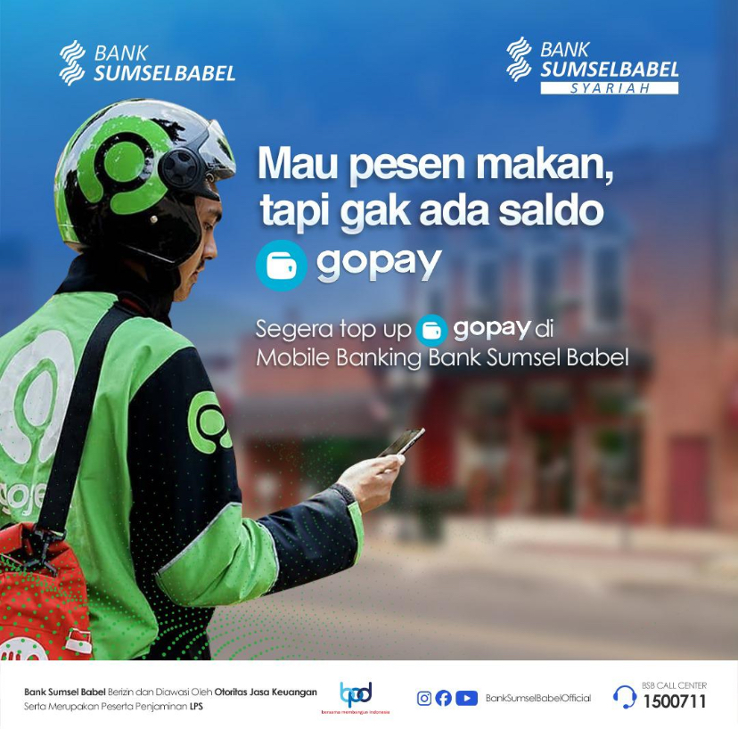 Top Up Saldo Gopay Pakai BSBMobile Aja