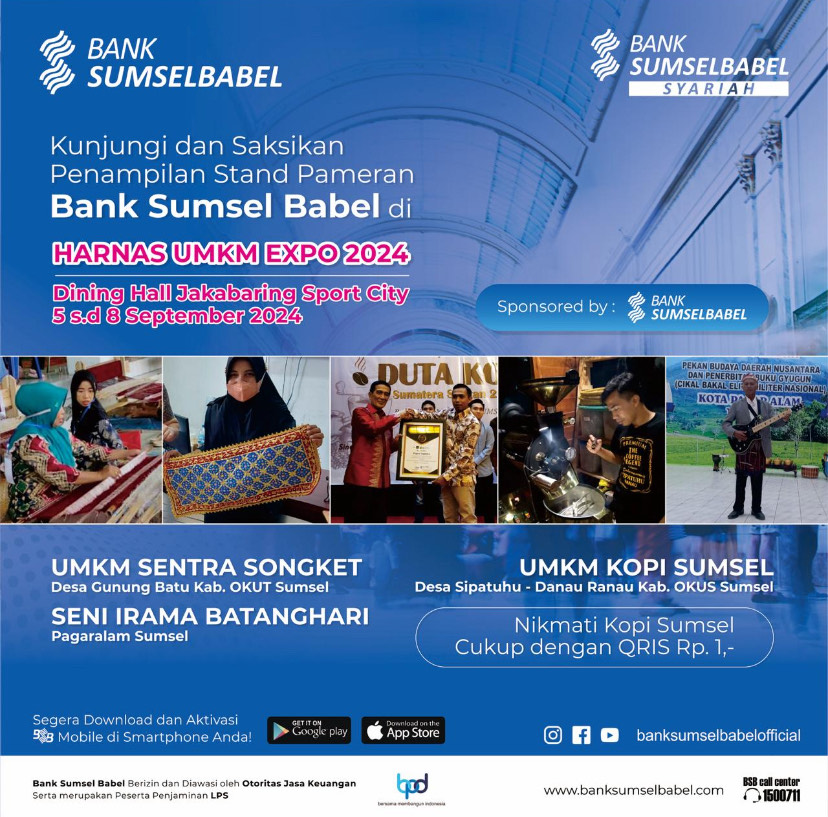 Come Visit Bank Sumsel Babel Stand at HARNAS EXPO!