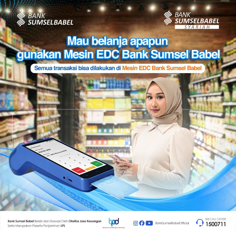 Belanja Nyaman Pakek Mesin EDC BSB Aja