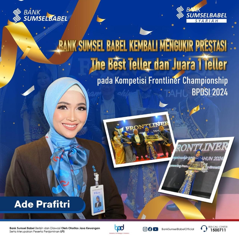 Bank Sumsel Babel Makes Another Achievement