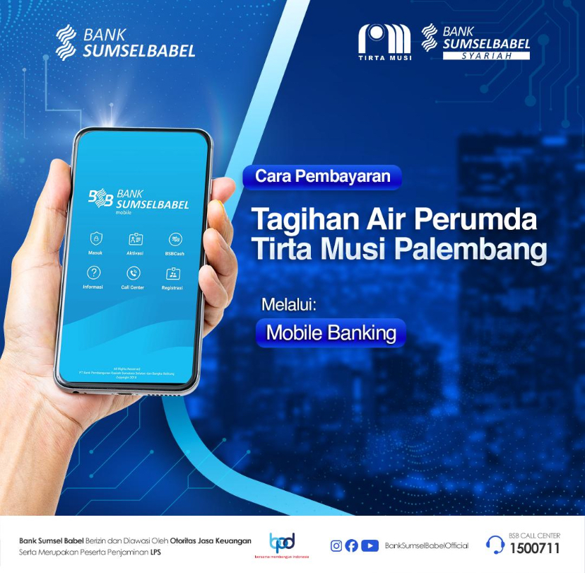 How to Pay Perumda Tirta Musi Palembang Water Bill
