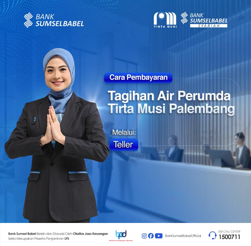 Cara Pembayaran Tagihan Air Perumda Tirta Musi Palembang