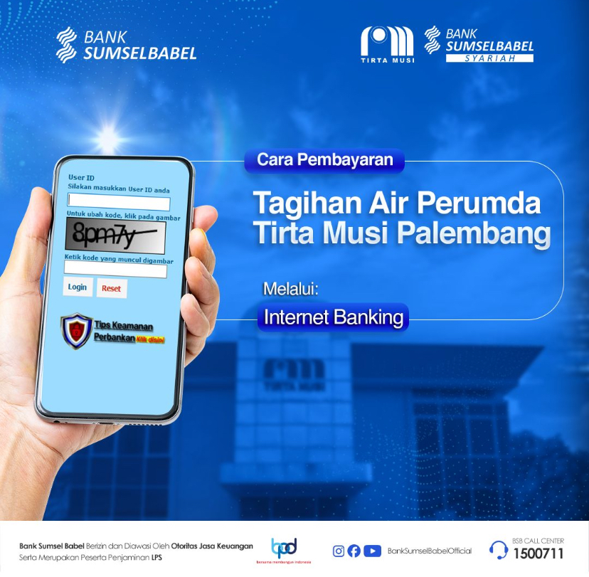 Cara Pembayaran Tagihan Air Perumda Tirta Musi Palembang