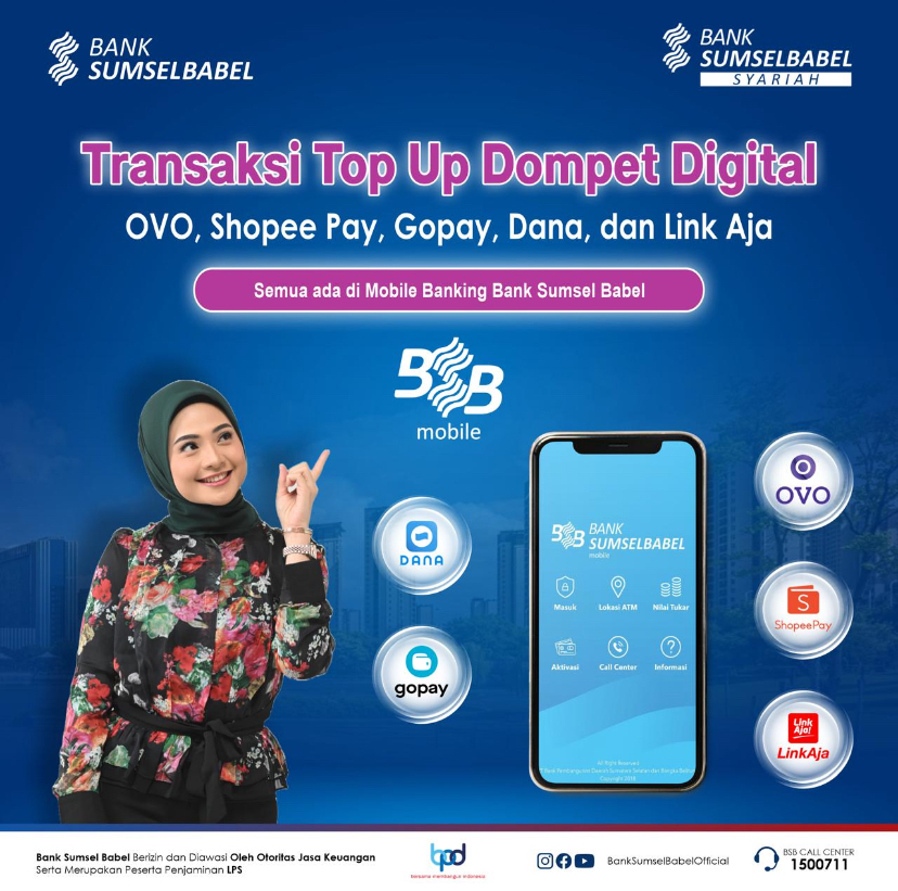 Top Up Digital Wallet With Bsb Mobile