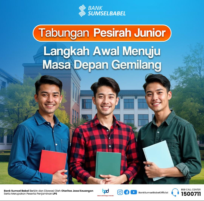 Budayakan Menabung Dengan Tabungan Pesirah Junio Bank Sumsel Babel