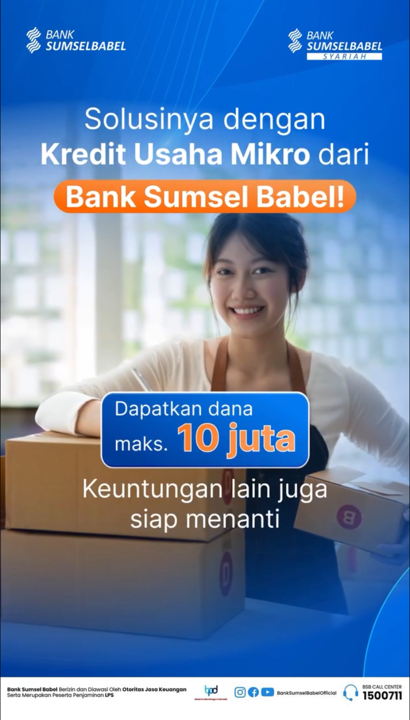 Saatnya Upgarde Usaha Dengan Bank Sumsel Babel