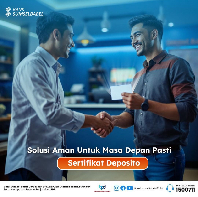 Solusi Aman Untuk Masa Depan Pasti Sertifikat Deposito Bank Sumsel Babel