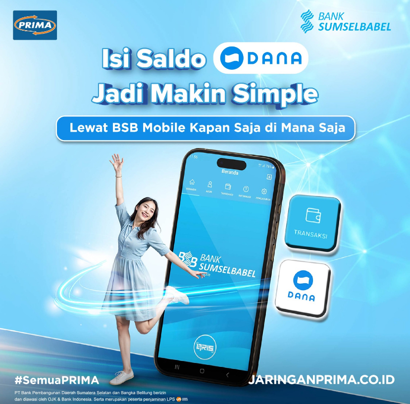 Top Up Saldo Dana Pakek BSB Mobile Aja