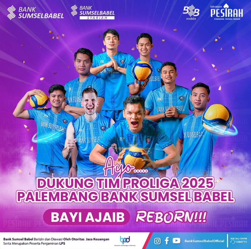 Support Bank Sumsel Babel 2025 Palembang Proliga Team