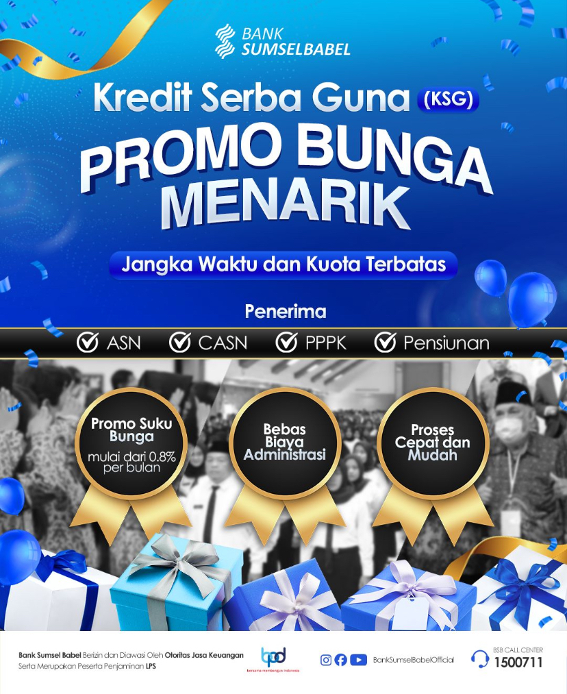 Realize Dreams With Multipurpose Credit (KSG) from Bank Sumsel Babel