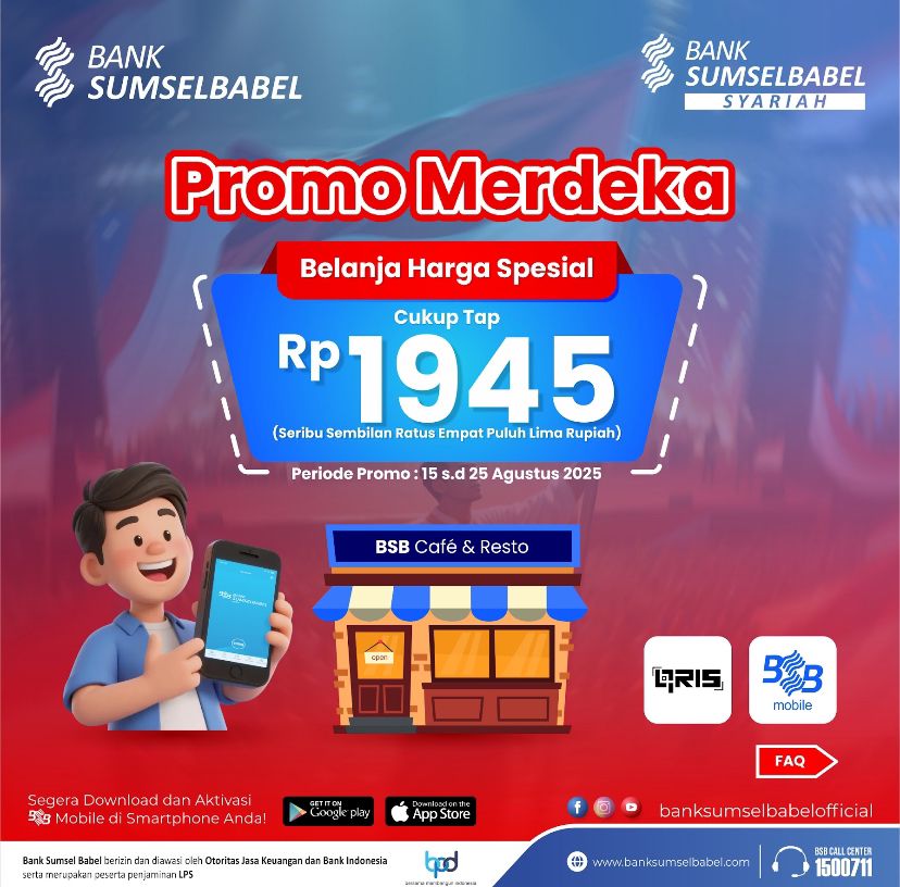 Promo Merdeka dari Bank Sumsel Babel