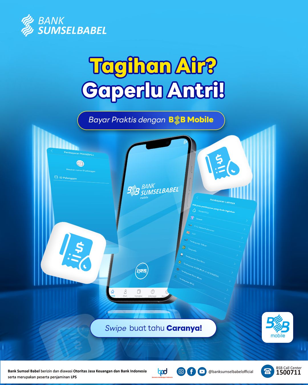 Bayar Tagihan Air Pakek BSB Mobile Aja