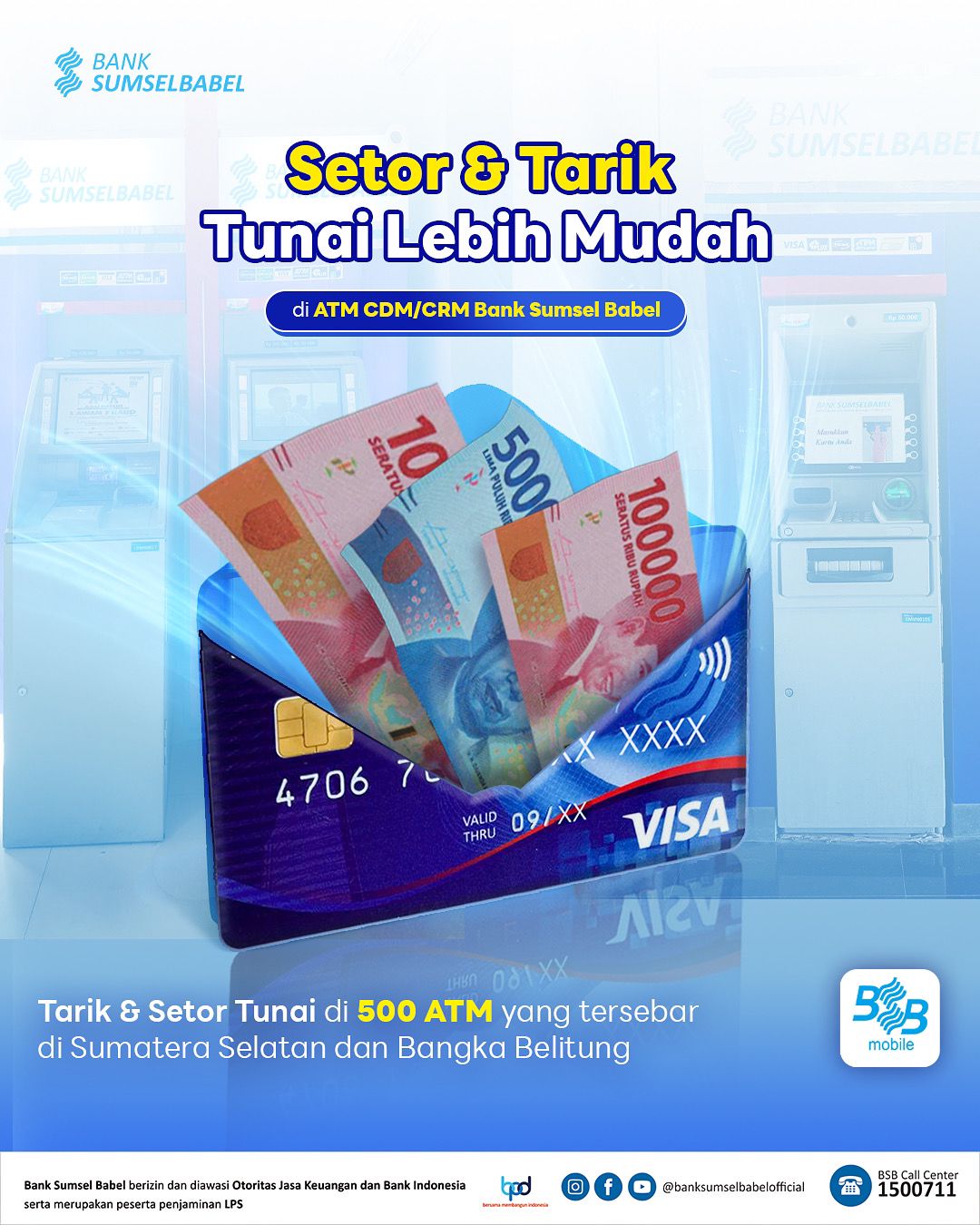 Setor Tarik Tunai Jadi Mudah