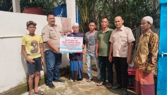 Bantuan CSR Fasilitas Sarana air Bersih Sumur Bor Kabupaten Muba